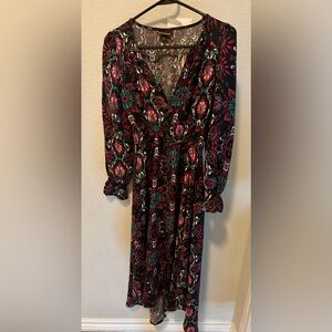 Shyanne western Long Sleeve  Dress